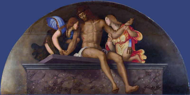 Заганелли Франческо. Мертвый Христос с ангелами