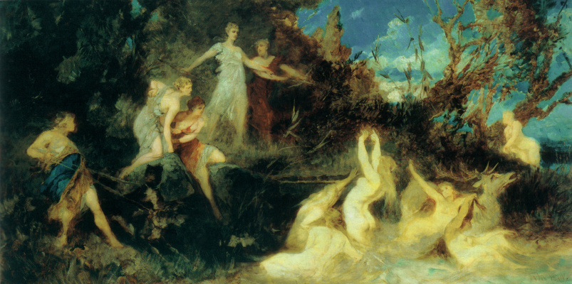 Hans Makart. Hunting Diana