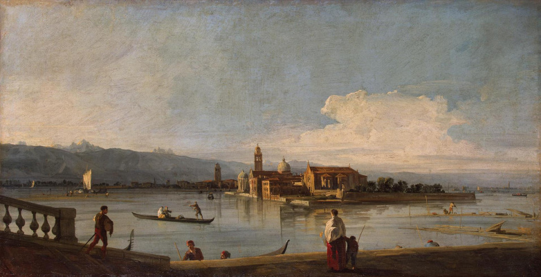 Giovanni Antonio Canal (Canaletto). View of the islands of San Michele, San Cristoforo and Murano from the seafront of Fondamenta Nuove