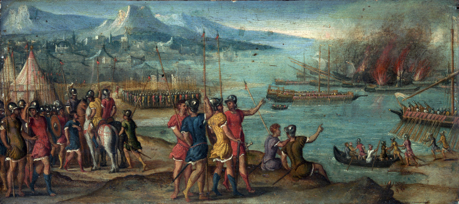 Venetian Italian. Sea battle