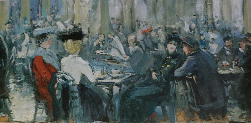 Alexey Stepanovich Stepanov (1858-1923). The café Filippov. The Khimki picture gallery