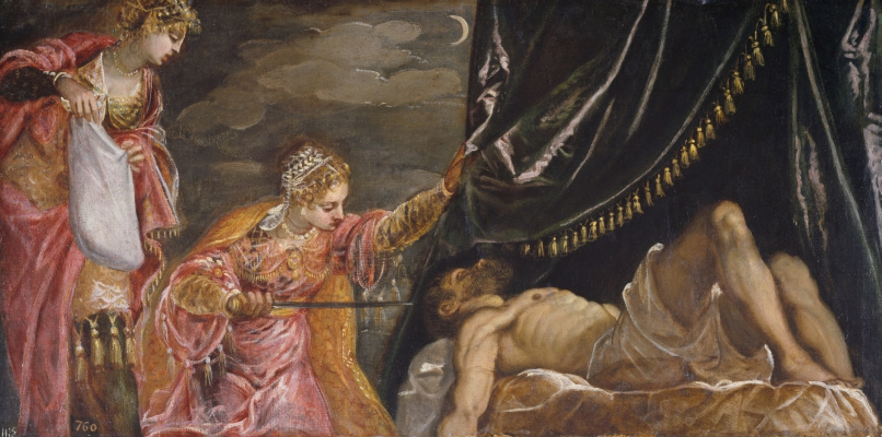 Jacopo (Robusti) Tintoretto. Judith y holofernes