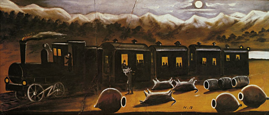 Niko Pirosmani (Pirosmanashvili). Kakhetian train