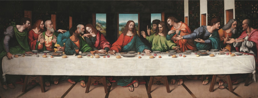 Jampetrino. L'ultima Cena. Replica murale Da Vinci (condiviso con Boltraffio)