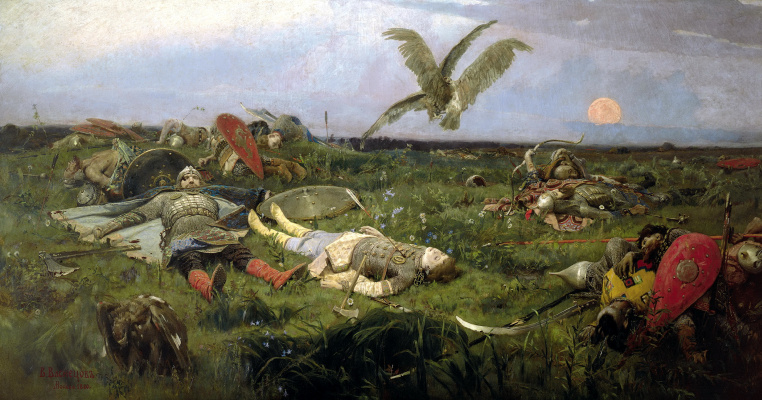 Viktor Vasnetsov. After the battle of Igor Svyatoslavich with the Cumans