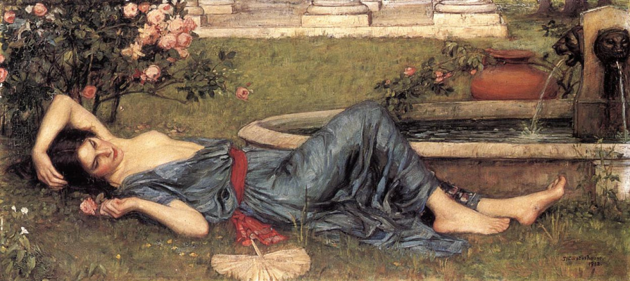 John William Waterhouse. Sweet summer