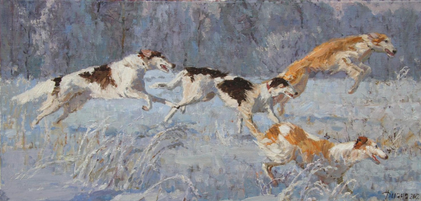 Diana V. Korobkina. The hounds 2012