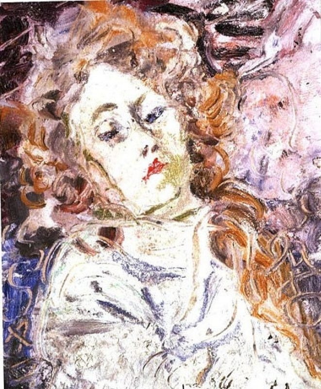 Marc Chagall、AUTO-PORTRAIT AVEC PALETTE Marc Chagall、AUTO