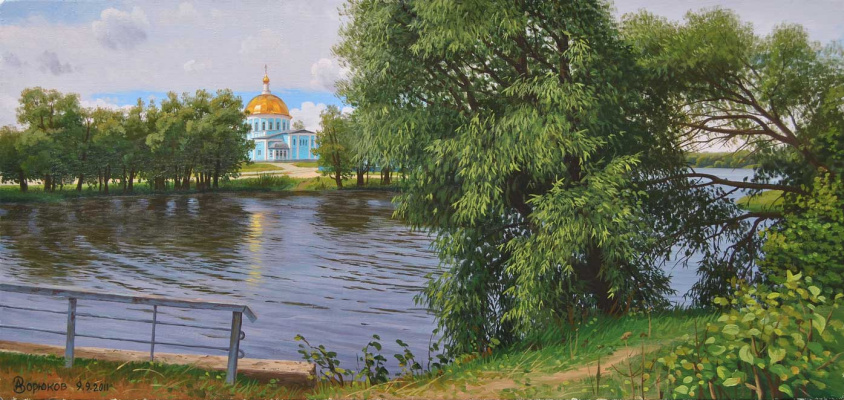 Alexander Vasilyevich Zoryukov. Rakita by the water. Lower lake