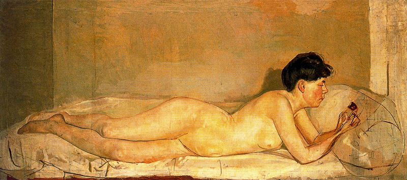 Ferdinand Hodler. Reclining Nude