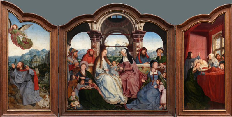 Quentin Massys. Triptych: Altar of St. Anne