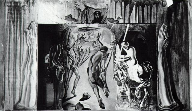 Salvador Dali. Sketch of scenery for "Romeo and Juliet"