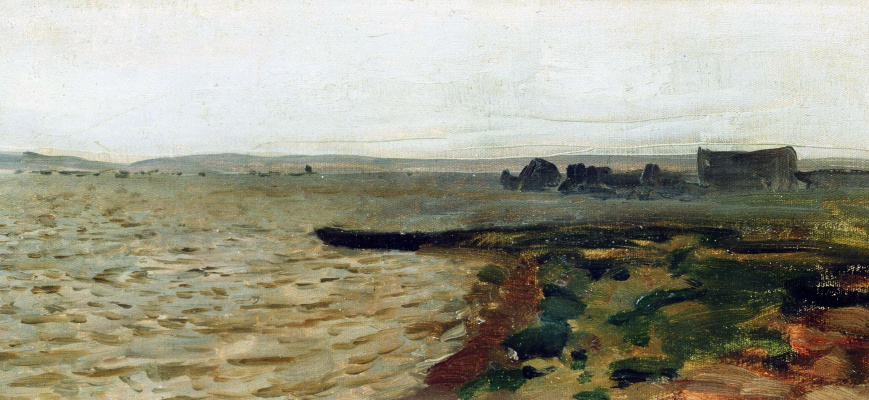 Isaac Levitan. The river