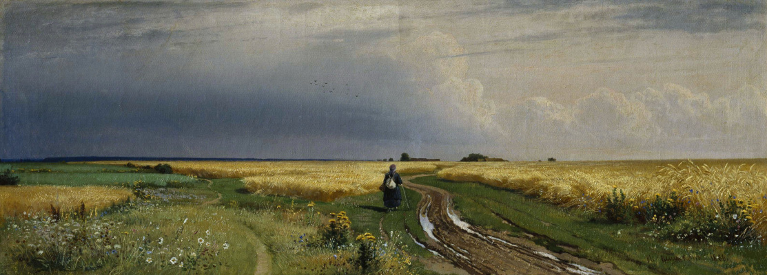 Ivan Shishkin. The road in the rye