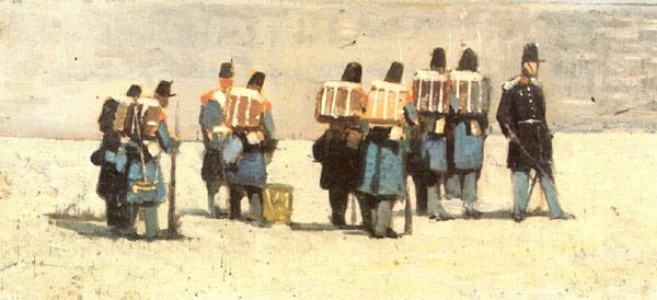 Giovanni Fattori. French soldiers