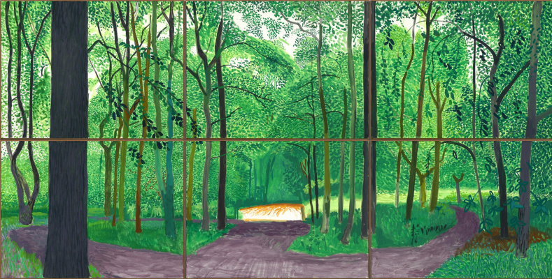 David Hockney. Woldgate Woods, 26, 27 & 30 July 2006