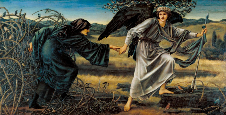 Edward Coley Burne-Jones. Love and Pilgrim