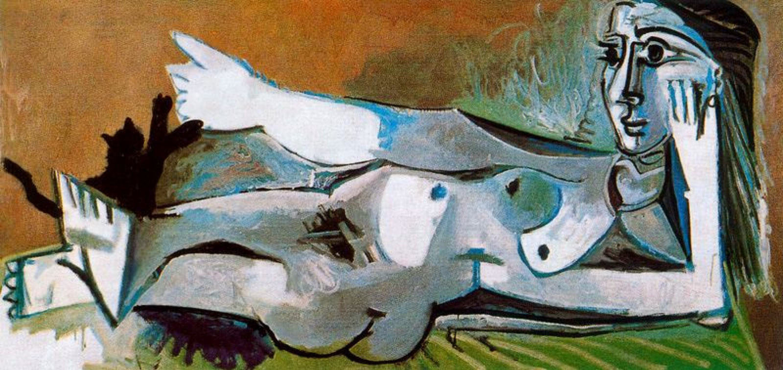 Nude woman playing with a cat, 1964 by Pablo Picasso: History, Analysis &  Facts | Arthive