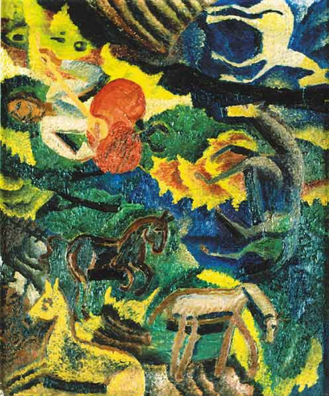 Buy digital version: Nasturtiums. Panel The Dance by Henri Matisse