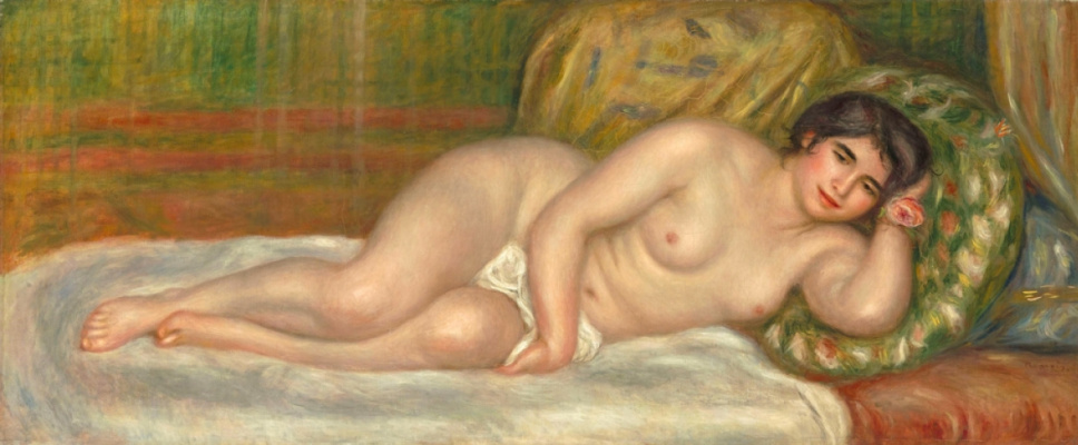 Pierre-Auguste Renoir. Reclining Nude (Gabrielle)