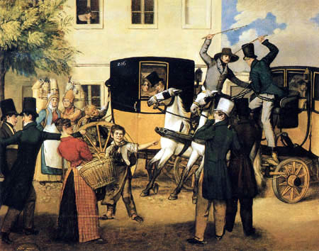 Johann Michael Neder. Controversy of the Coachmen