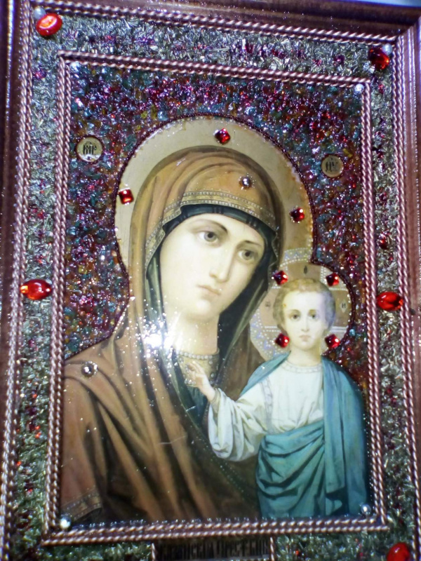 Korsunskaya Icon of the Blessed Virgin 2018 17×23 cm by  