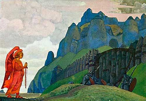 Nicholas Roerich. Sword of courage