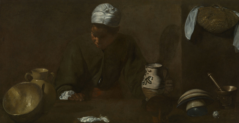 Diego Velazquez. Kitchen scene