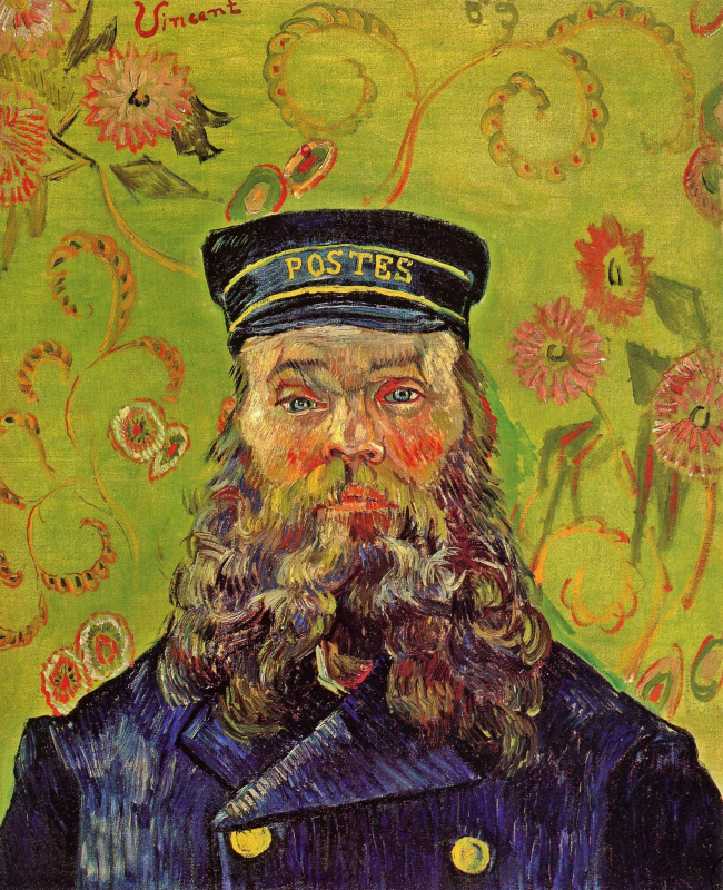 Portrait of Joseph Roulin (option), 4 1889, 54×65 cm by Vincent