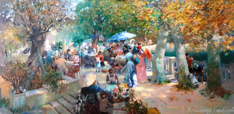 Alexander Vladimirovich Gorbikov. In the old park.