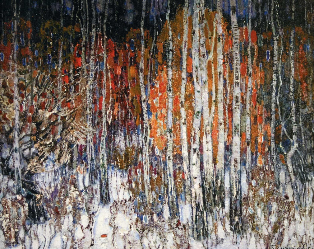 坦尼娅瓦西连科“紫藤”，油画，帆布。甘氨酸。布面油画。, 200×150 厘米