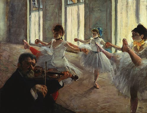 Edgar Degas. Rehearsal