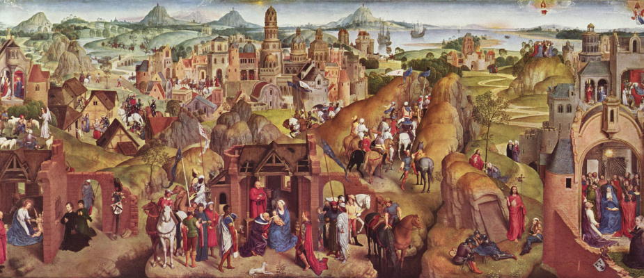 Hans Memling. Advent and Triumph of Christ or the Seven joys of Mary