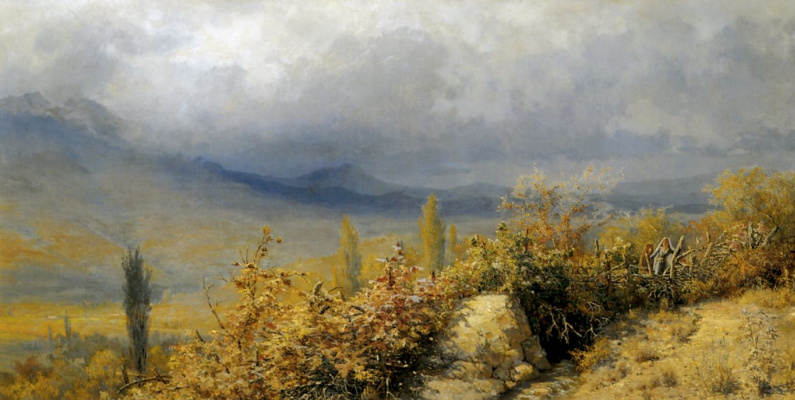 Grigory Grigorievich Myasoedov. Autumn view in the Crimea