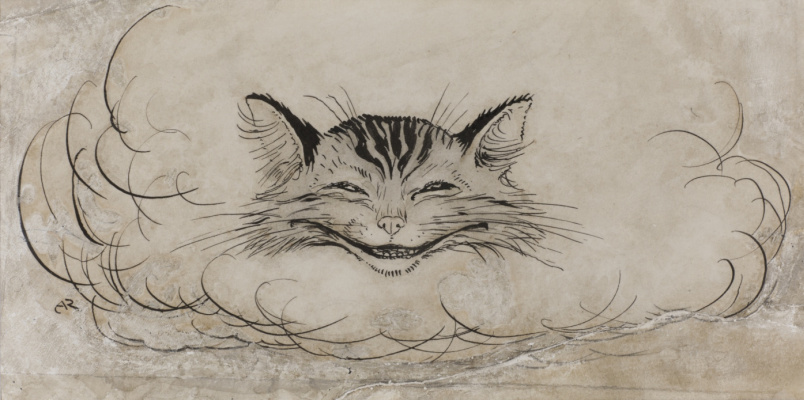 Arthur Rackham. Cheshire Cat