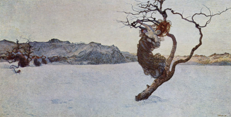 Giovanni Segantini. Evil mother