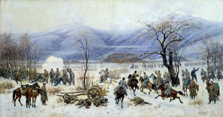 Алексей Данилович Кившенко. Сражение у Шипки-Шейново 28 декабря 1877 года