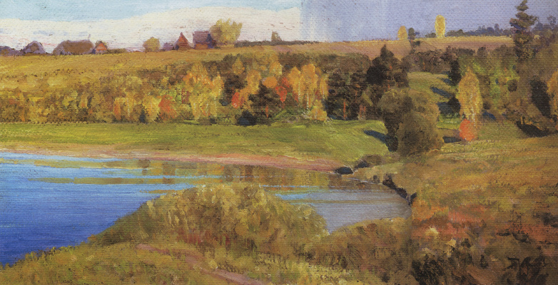 Vasily Dmitrievich Polenov. Oka in der Nähe von Tarusa