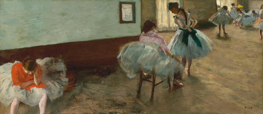 Edgar Degas. 舞蹈课