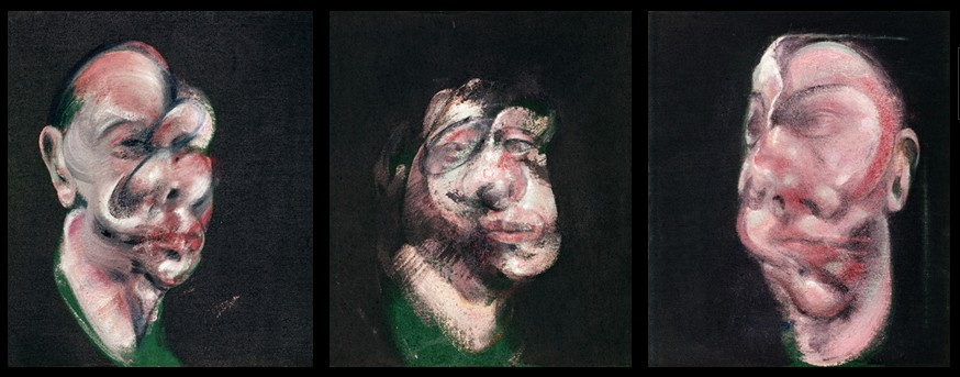 Francis Bacon. The sketch for three heads