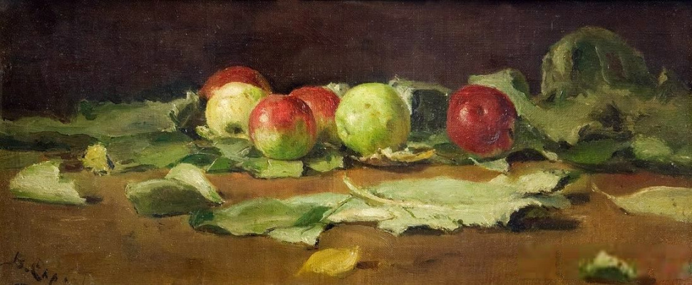 Valentin Aleksandrovich Serov. Apples and leaves