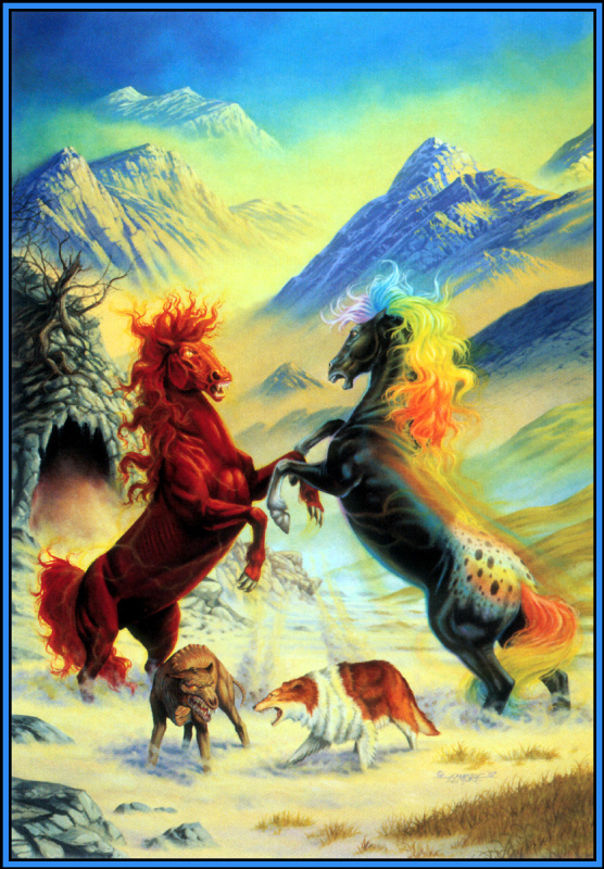Mystical horses by Larry Elmore: History, Analysis & Facts | Arthive