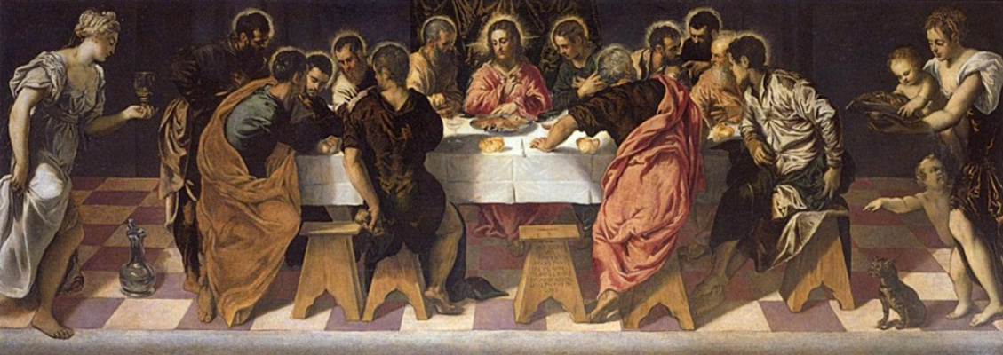 Jacopo (Robusti) Tintoretto. Last supper