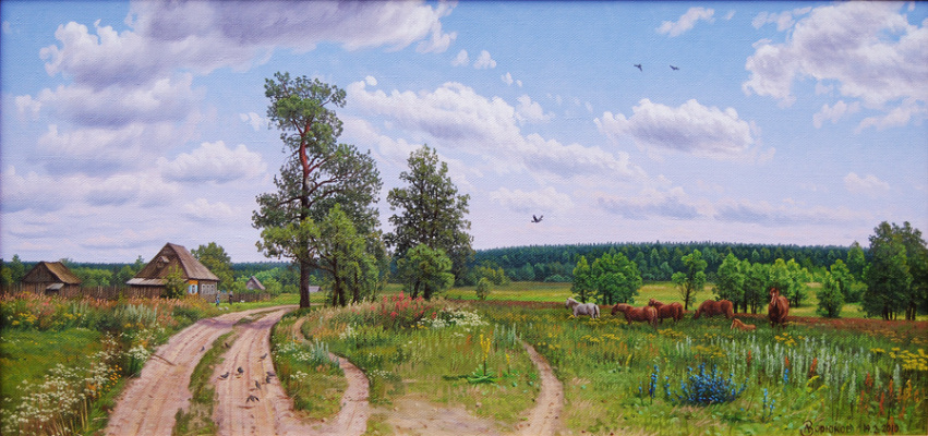 Alexander Vasilyevich Zoryukov. Rustic expanse