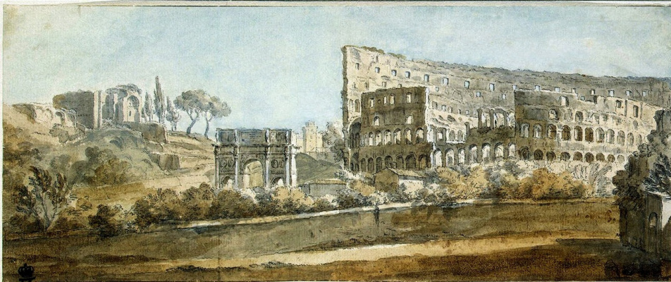 Шарль-Луи Клериссо. Вид Колизея в Риме