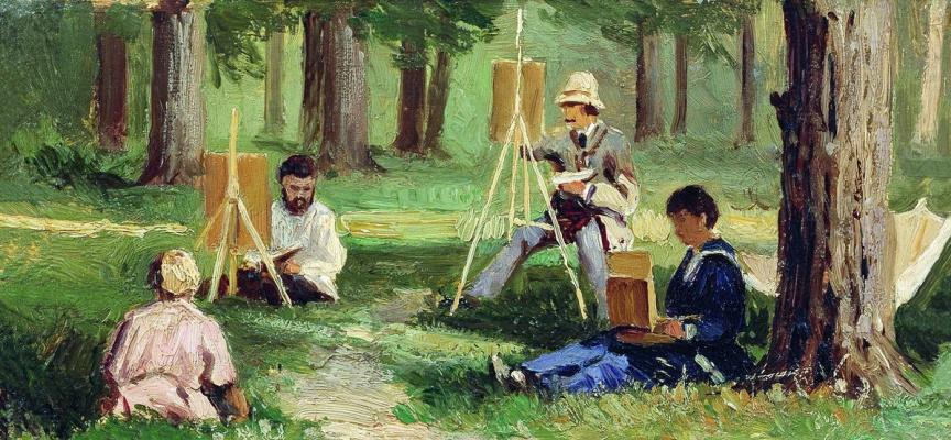 Efim Efimovich Volkov. Artists EN plein air