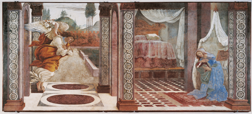 Sandro Botticelli. The Annunciation