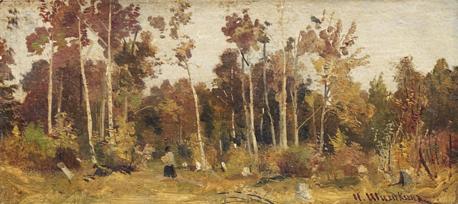 Ivan Shishkin. Landscape. The edge of the forest