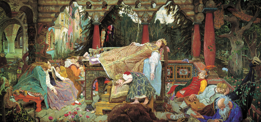 Viktor Vasnetsov. The sleeping Princess