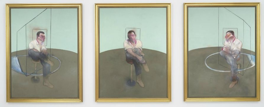 Francis Bacon. Trois croquis pour un portrait de John Edwards